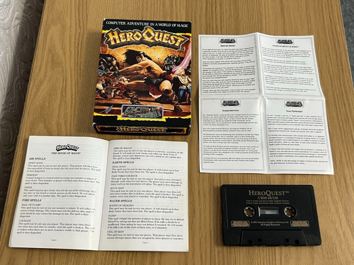 Gremlin Hero Quest Commodore 64 Cassette Game - Working -👽👾Retro Gift Idea👾👽 - Afbeelding 7 van 12