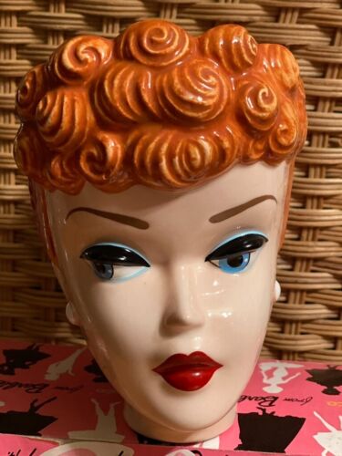 VINTAGE BARBIE KOPF TASSE ~ BARBIE KARRIERE MÄDCHEN 1963 GEFORMTE TASSE ~ NEU IM KARTON - Bild 4 von 6