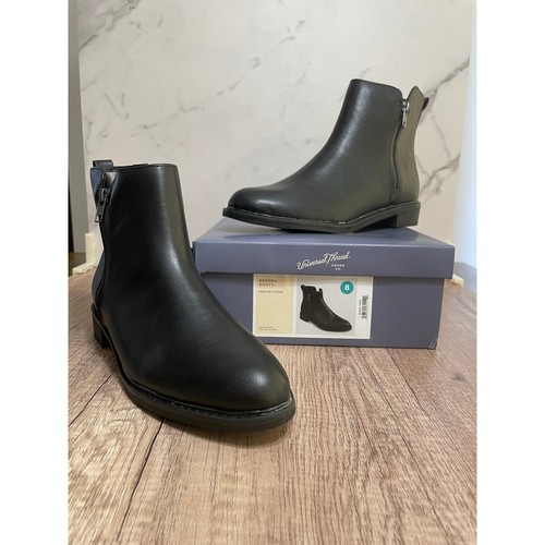 Botines Universal Thread Bronna Botines Cremallera Lateral Negros Talla 8 - Imagen 6 de 6