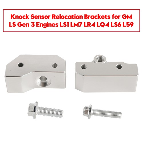 Knock Sensor Relocation Brackets for GM LS Gen 3 Engines LS1 LM7 LR4 LQ4 LS6L59 - Bild 1 von 15