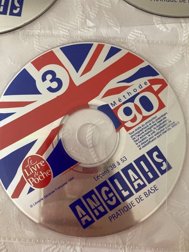 Le Livre de Poche, 3 Cds, Anglais - Pratique de Base, Methode 90, Lecons 1-53, - Picture 4 of 5