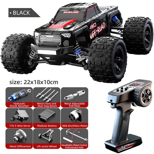JJRC 4WD 1/20 Geländewagen RC Monster Truck 2,4G 40km/h Bürstenloser 35A ESC 80M - Bild 10 von 11