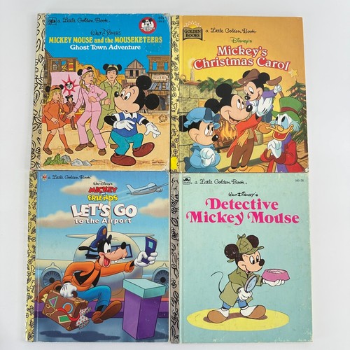 Mickey/Minnie Little Golden Books-Lot of 9-Minnie-Goofy (Hardcover) - Foto 3 di 12