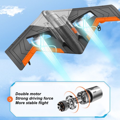 () RC Glider Plane 2.4Ghz Remote Control Airplane Collision CH - Picture 7 of 24