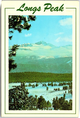 1993 Long's Peak Rocky Mountain Nat'l Park Estes Park Colorado Posted Postcard
