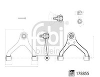 Original Febi Bilstein Lenker RadaufhäNgung 178855 FüR Toyota