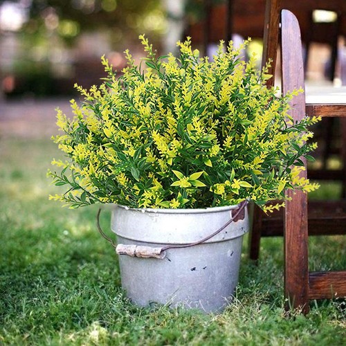 Blume Gefälschte Kunstpflanzen Dekor 8 Bündel Rebe Hängend Outdoor Haus Garten - Bild 11 von 16