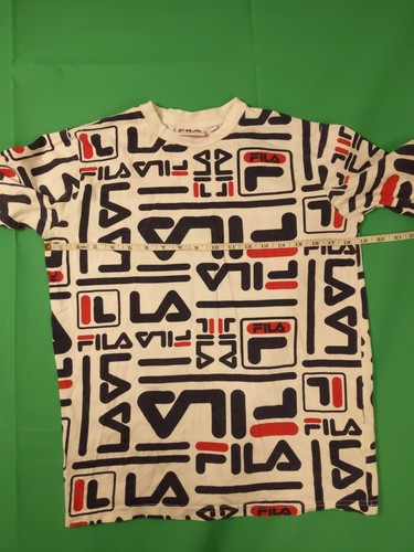 Women's Vintage FILA Long Sleeve Top Tshirt Jumper Small Size 10 - Picture 7 of 12