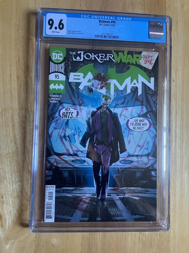 BATMAN #95! CGC 9.6 ! JORGE JIMENEZ VARIANT COVER! - Picture 1 of 4