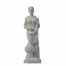 Hestia Goddess of the hearth, home family, and the state Statue 6.69"