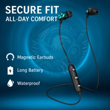 Bluetooth Neckband Wireless Headphones Mic Headset Stereo Earbuds Earphone