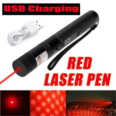 Rechargeable Red Laser Pointer 650nm Long Range Laser Beam