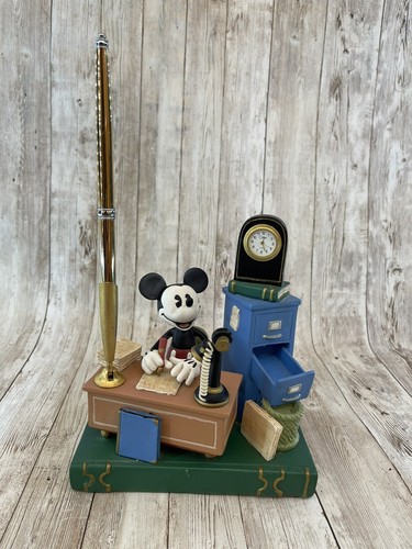 Colibri Disney ‘Mickey Mouse At The Office’ Clock & Pen Desk Set