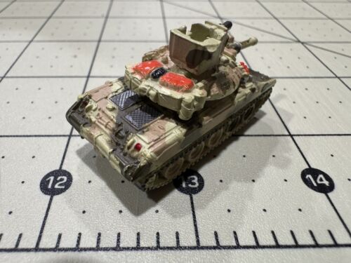 MICRO MACHINES Carro armato militare M551 Sheridan verde marrone mimetico (T19) - Foto 8 di 15