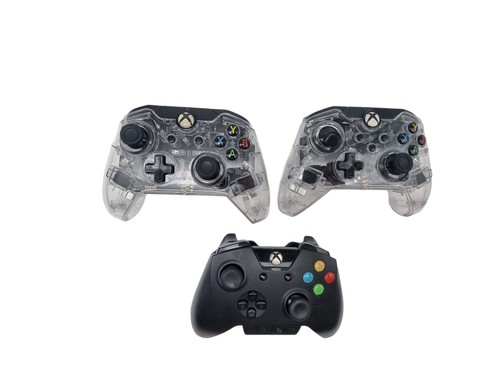 🔥xbox 360 afterglow controller Bundle Xbox Razer DIFETTOSO PEZZO DI RICAMBIO hobbisti🔥 - Foto 2 di 9