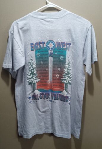 NBA All Star Weekend 1994 Vintage Tee T Shirt Size M DS Barkley Pippen Shaq Rare - Picture 3 of 8
