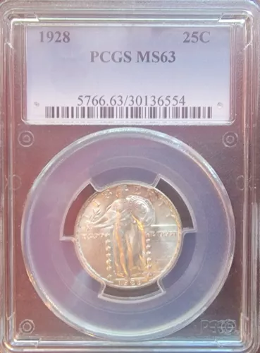 1928 Standing Liberty Quarter PCGS MS63