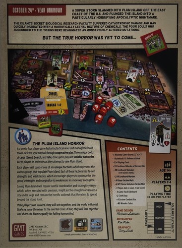 GMT Games the Plum Island Horror SEALED - Picture 2 of 9