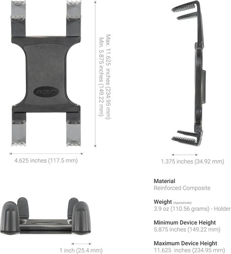 Arkon Car or Truck Seat Rail or Floor Tablet Mount with 22 Inch Arm for Ipad - Picture 8 of 9