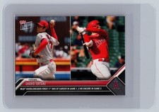 SHOHEI OHTANI 1st Career Shutout / Doubleheader HRs 2023 Topps Now 625 Angels