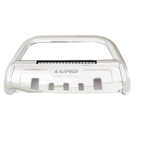 Bull Bar with Led Light Bar-Stainless Steel 47021214 Lund Free Shipping - Picture 10 of 12