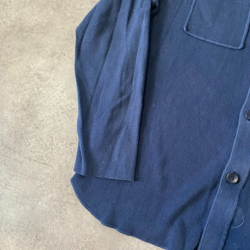 Tommy Hilfiger Knitted Cardigan Mens Medium Button Up Sweater, Navy - Picture 5 of 11