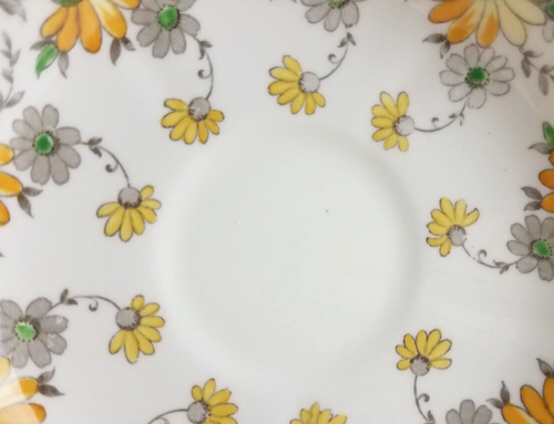 Tuscan Floral (7947A) Vintage Fine Bone China Tea Cup and Saucer Set - Picture 9 of 11