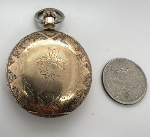1895 Elgin 6s Gold Filled Hunting Case Pocket Watch - Picture 6 of 13