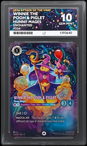 Winnie the Pooh & Piglet 2026 ENG Enchanted #234/207 Lorcana Ace 10