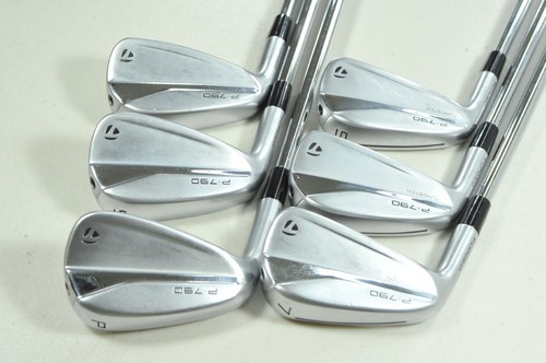 LEFT HANDED TaylorMade P790 2021 5-PW Iron Set Stiff Flex DG S300 Steel #205418 - Picture 1 of 7
