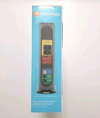Motorola Model MG7550 16x4 Cable Modem Plus AC1900 WiFi Router - Picture 4 of 6