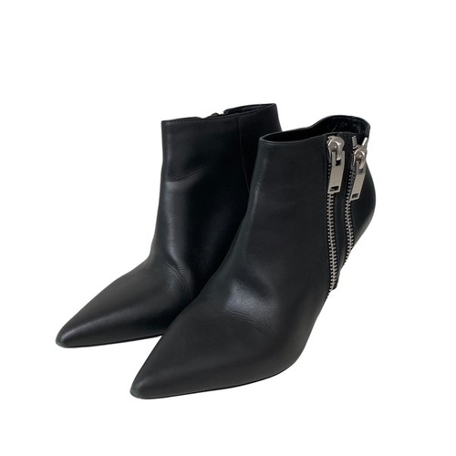 Saint Laurent Paris Short Boots Shoes EU 39 US 9 Black Authentic - Picture 13 of 24
