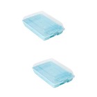 2 PCS Schuhe Aufbewahrung Stauboxen Schuhkartons Schuhspeicherbehälter