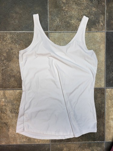 No Boundaries Cropped White Tank Top Juniors XL 15-17 - Picture 3 of 3