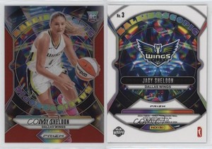 2024 Panini Prizm WNBA Kaleidoscopic Red Prizm /99 Jacy Sheldon #3 Rookie RC
