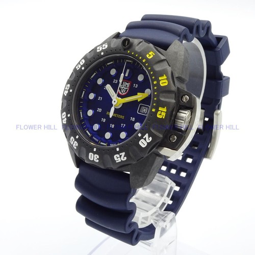 Reloj de buceo profundo LUMINOX Scott Cassell XS.1553 300m azul impermeable - Imagen 4 de 12