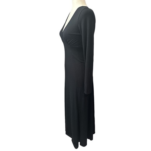 Z Supply Grace Black V Neck Maxi Dress S - Picture 4 of 9