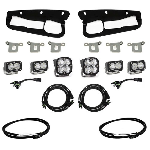 Baja Designs for 2021+ Ford Bronco Fog Pocket Kit 21-Up Pro w/Upfitter