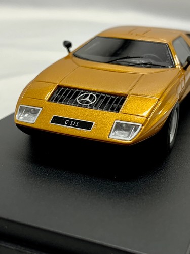 Rare BOS Mercedes Benz C111 - 1:43 scale Resin Model in Orange by Best Of Show - Picture 3 of 9