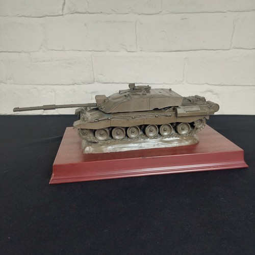 Estatua Challenger 2 Tanque Bronce Fundido por Martin Duchemin - Muy Rara - Imagen 5 de 12