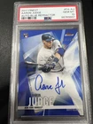 2017 Topps Finest Aaron Judge Blue Refractor Rookie On-Card Auto / 150 PSA 10 RC