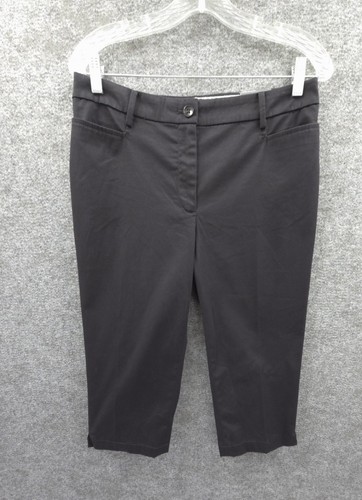 Talbot's Perfect Skimmer Damenhose 6 mittelhoher Bund gerade Taschen schwarz Twill neu mit Etikett - Bild 13 von 15