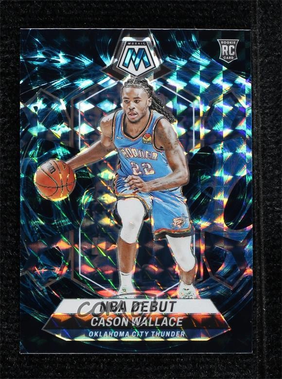 2023-24 Panini Mosaic NBA Debut Genesis Mosaic Prizm Cason Wallace #258 0b2v