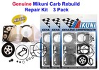 3 Pack Genuine Mikuni Carb Carburetor Rebuild Kit Yamaha GP XL SUV 1200