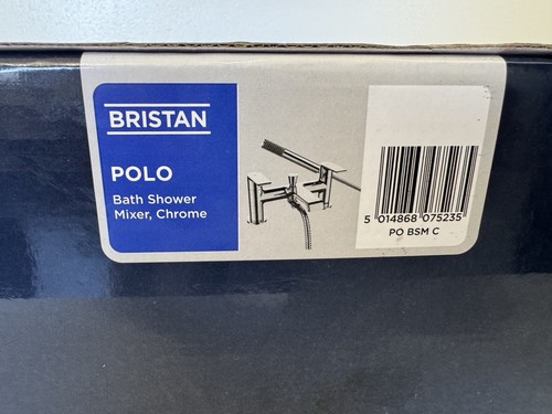 Bristan Polo Bath Shower Mixer, Chrome - Picture 8 of 13