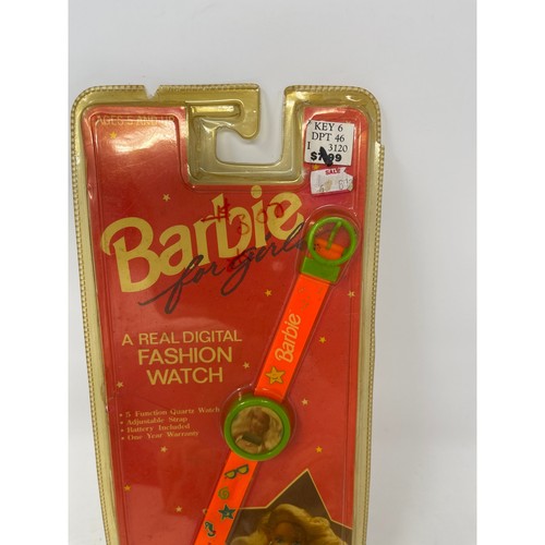 Barbie Para Niñas Un Real Reloj Digital de Moda 1992 Nuevo y Sellado De Colección NUEVO - Imagen 3 de 6