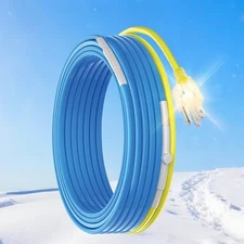 120V 5W/Ft Self-Regulating Heat Cable – YeloDeer Thermostat, Pipe Anti-Freeze