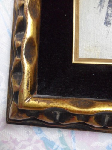 Blay Loric ORIGINAL oil painting Jewish figure, professionally framed [*] - Bild 4 von 6