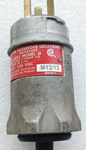 Appleton Plug For Hazaradous Locations ECP-2023 MODEL-D - 第 3/5 張圖片