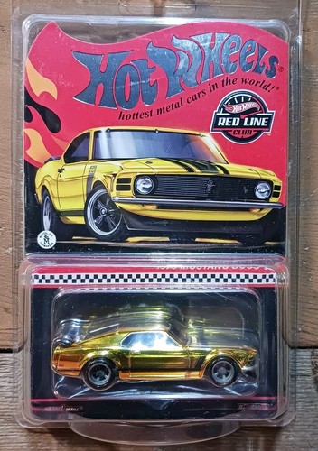 Hot Wheels 2024 RLC Redline Club Exclusive 1970 Mustang Boss 302 Gold - Picture 2 of 6